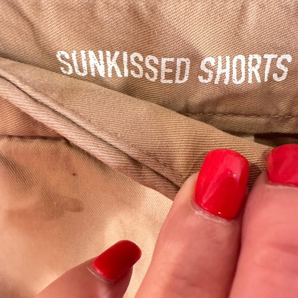 GAP Tan Bermuda Shorts Cotton Twill - Picture 4 of 5